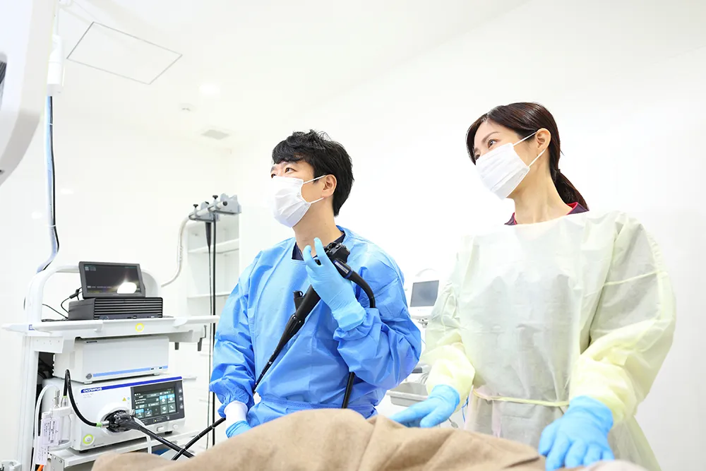 内視鏡検査の様子